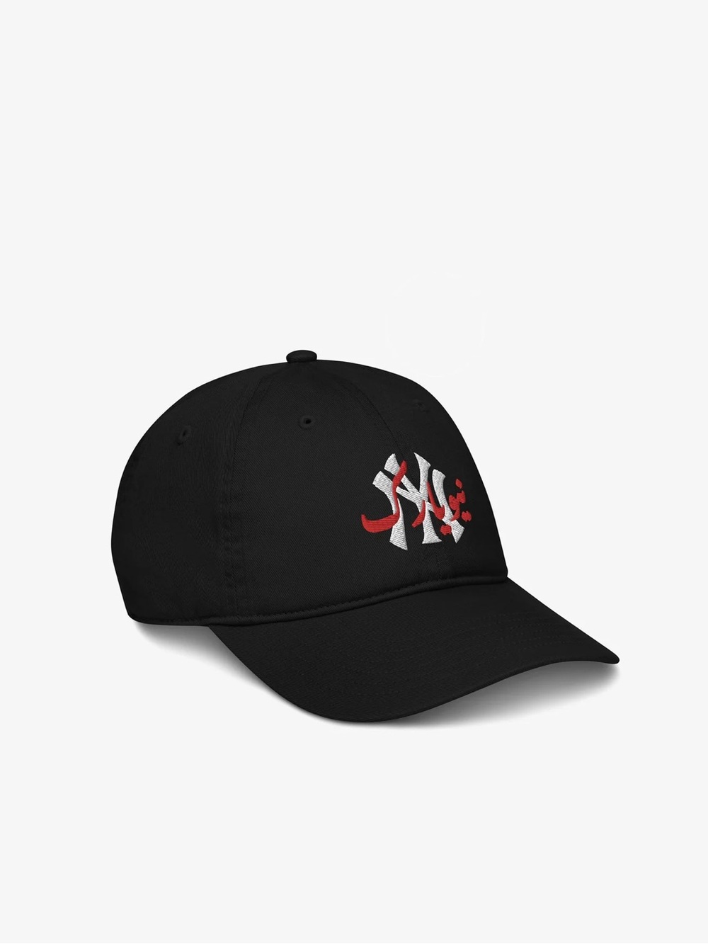"Urdu New Yorker" Cap in Black unisex New